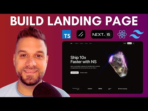 Simplest way to build Modern Landing Page (Next.js 15, Shadcn, TypeScript)