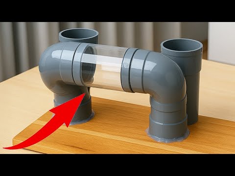 Shocking invention of 60-year-old plumber! FREE recycling idea from PVC pipes that few people know