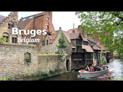 [4K]🇧🇪 Bruges: The Most Enchanting Fairy-Tale City in Belgium💖 2024