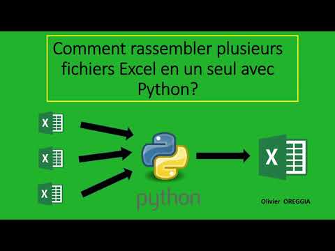 Comment rassembler plusieurs fichiers Excel  en un seul fichier avec Python (Pandas).