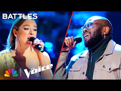 Alyssa Lazar vs. Magnus on Elton John's "Your Song" | The Voice Battles | NBC