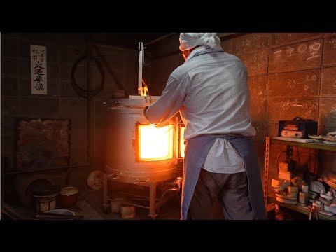楽焼を作るプロセス。千利休の時代から茶道で重宝されてきた楽茶碗（ロングビデオ）
