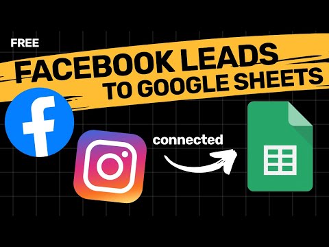 How to Send Facebook & Instagram Leads to Google Sheets Automatically in 2025 For Free