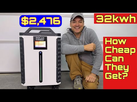 Massive Capacity! The New Docan Panda 32kwh battery, review and testing, cheap storage option