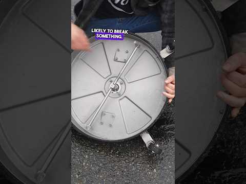 How To Clean A Driveway FAST!  #cleaningmotivation #pressurewashing #shorts