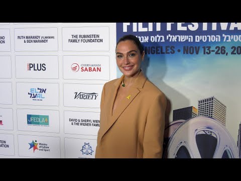 Gal Gadot attends the 36th annual Israel Film Festival opening night gala red carpet in Los Angeles