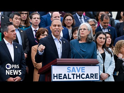 WATCH: Jeffries says Dems are in shutdown fight 'until we win,' blasts Trump social media video