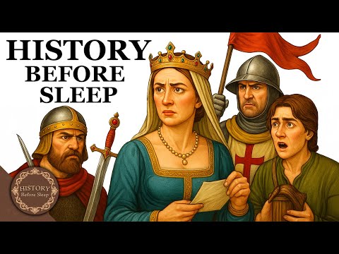 💞👑 Eleanor of Aquitaine — The Queen Who Ruled Through Love and War 📜😴 | History for Sleep