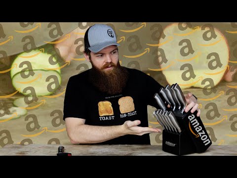 I Tested "Self Sharpening" Knives From Amazon...