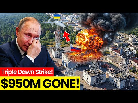 $950 Million Gone: Ukraine Crushes Russia & North Korea in Triple Dawn Strike! #UkraineWar