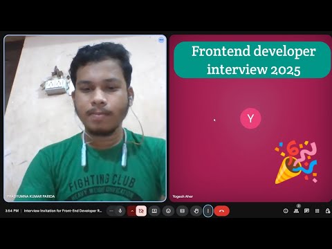 Frontend Developer Fresher Interview 2025 | HTML CSS JavaScript ReactJS | Real Interview Round