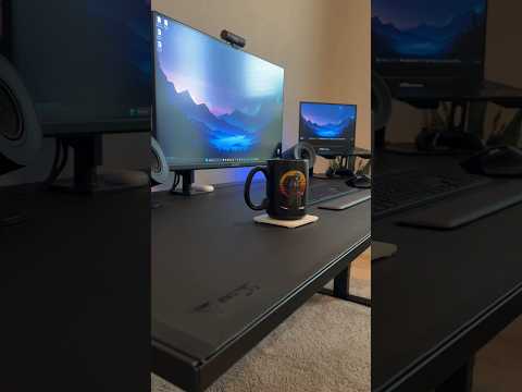 STEALTH Gaming & Productivity Setup 🥷 #desksetup #gaming #productivity