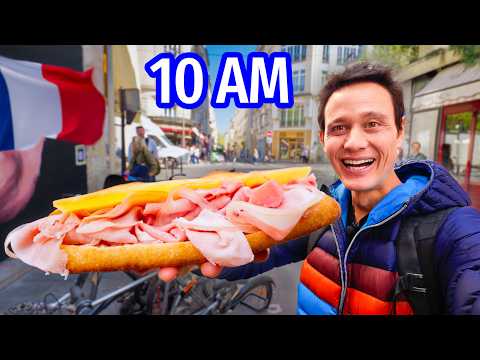 I Ate The Best FRENCH FOOD in Paris for 24 Hours!! 🇫🇷