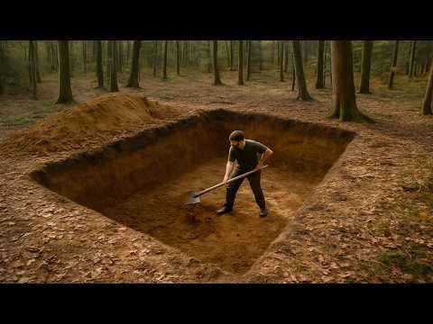 This Man Built a Hidden Underground Bunker in the FOREST in 75 Days