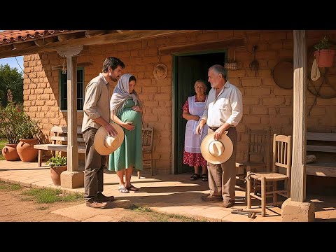 ¿Puedo dejar mi esposa embarazada en su rancho mientras busco trabajo? Dijo el forastero al ranchero