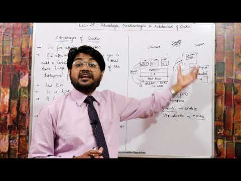 Docker Architecture in Hindi | Lec-25 | Benefits of Docker containers | Docker Limitations | Devops