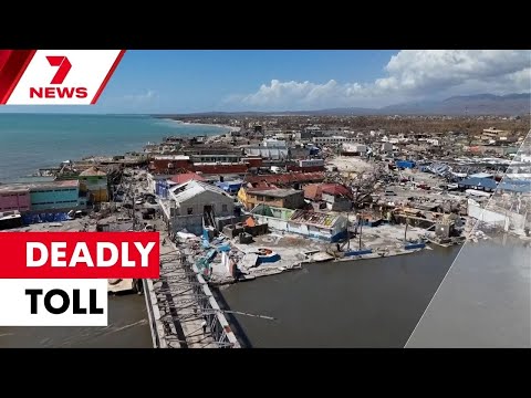 Hurricane-hit Jamaica faces a new danger and a race to reach cut off communities | 7NEWS