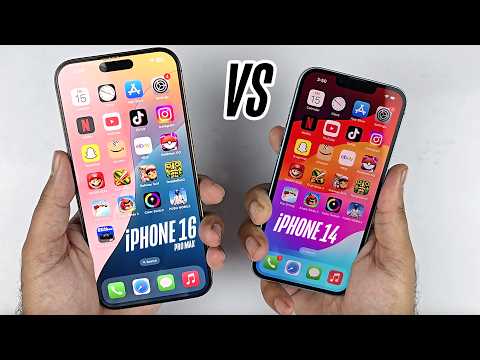 IOS 18.2 iPhone 16 Pro Max vs iPhone 14 - Speed Test!
