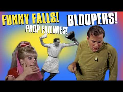 TV and Movie Bloopers - Falls, Trips, Slips, and Prop Failure!