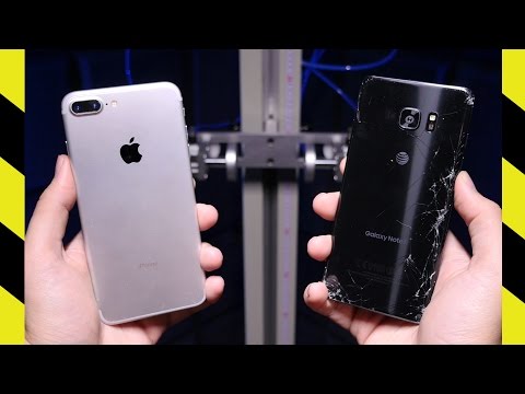 iPhone 7 Plus vs. Galaxy Note 7 Drop Test!