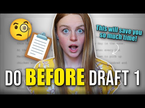 How to Write a FIRST DRAFT: 6 questions to answer before you start writing