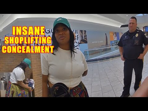 Outrageous Concealment - Woman Steals Over $1100 of Items and Hides Them in Her Skirt
