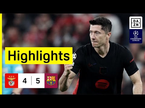 SL Benfica - FC Barcelona | UEFA Champions League | DAZN Highlights