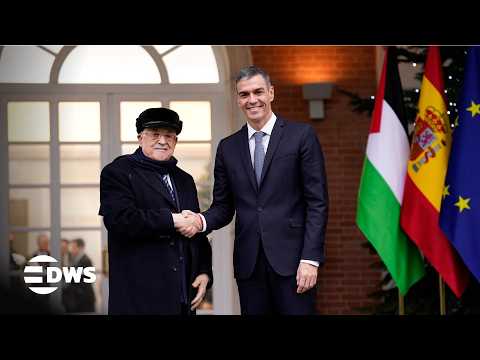 BREAKING NEWS: Spanish PM and Abbas Hold High-Level Talks on Peace & Cooperation | DWS News | AC14
