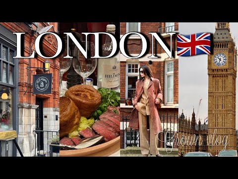 UK trip vlog🇬🇧Visiting trendy spots in winter London! Trending shop, Afternoon Tea, Christmas market
