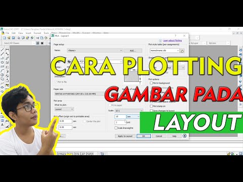AutoCAD Tutorial - How to Plot/Print Working Drawings in LAYOUT