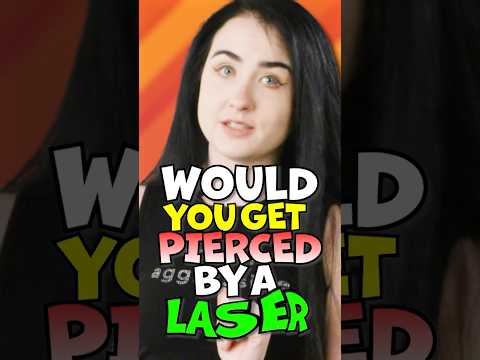 Put Holes in Your Face... with a LASER 🚨! #shorts