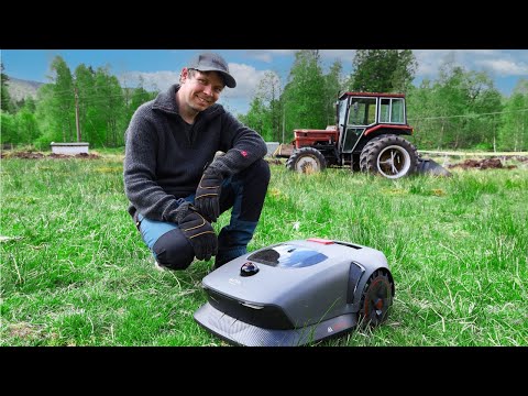 Does this Belong on a Farm? | Testing the Mova 1000 Robot Lawnmower