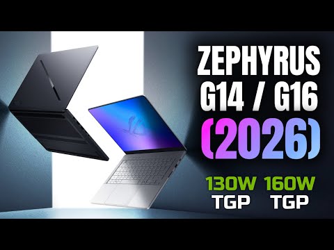 (2026) Asus ROG Laptops FIRST LOOK (Zephyrus G14/G16, Zephyrus DUO, TUF A14 Gaming at CES)
