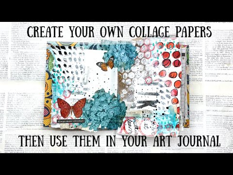 Create Collage Pages then use them in your Art Journal 🦋 ShanoukiArt 🦋🧿