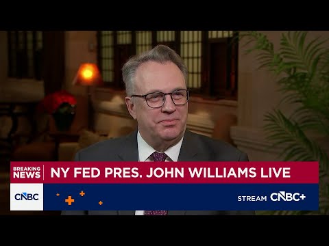 Watch CNBC's full interview with New York Fed President John Williams