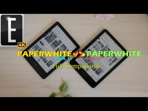 Amazon Kindle Paperwhite Gen 11 vs Gen 12 Comparison