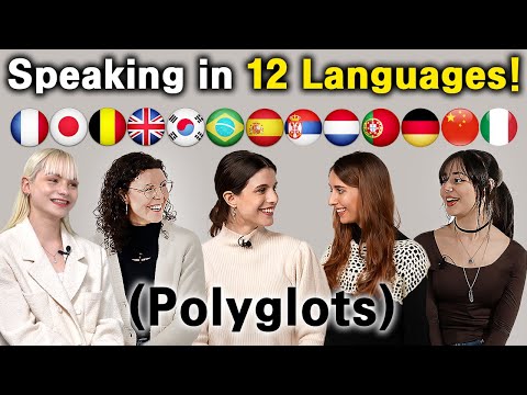 5 Polyglots Speaking 12 Languages!! Keep Switching Languages!! (Polyglots Compilation)