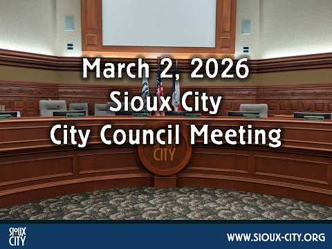 City of Sioux City Council Meeting - March 2 2026