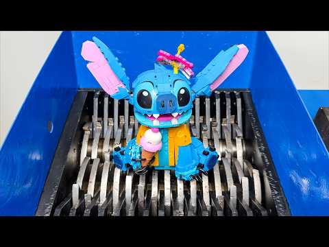 Shredding LEGO STITCH!