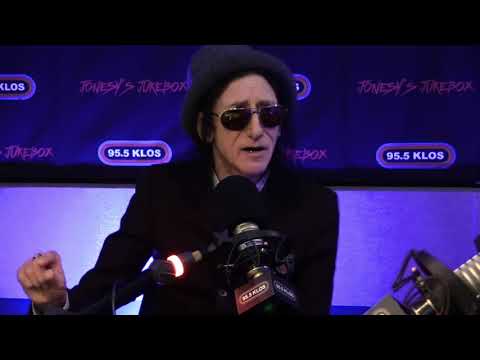 John Cooper Clarke in studio on Jonesy's Jukebox