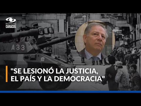 Reflexiones tras la barbarie: presidente de la Corte habla del holocausto en el Palacio de Justicia