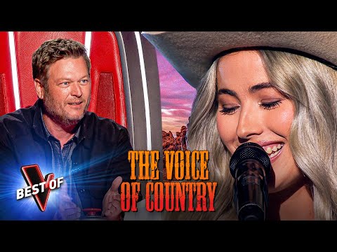Legendary COUNTRY MUSIC Blind Auditions on The Voice 🤠