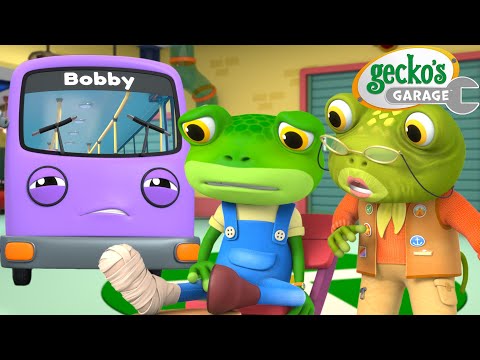 Gecko Gets a Boo Boo! | Gecko's Garage 🚚 | Cartoons For Kids | Toddler Fun Learning
