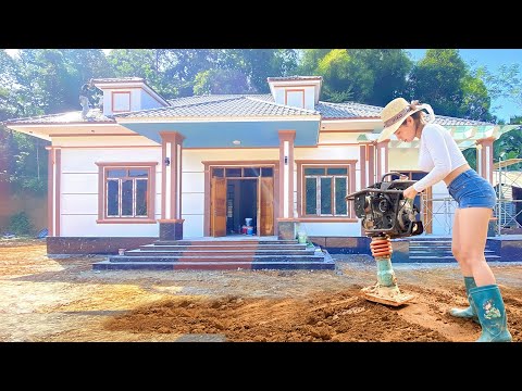 FULL VIDEO: The Girl and Builders Working Tirelessly To Build a $200,000 House in 3 Months