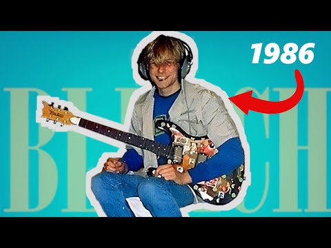 Story of Kurt Cobain's "Bleach" Era Guitars