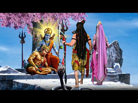 जब कैलाश पहुंचे राम जी और हनुमान जी | Vignaharta Ganesh