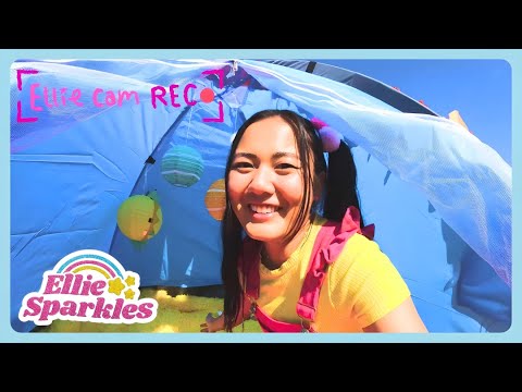 The Ellie Sparkles Show - Summer Camp Tent Challenge ⛺ | Fun Shows for Girls! | WildBrain Zigzag