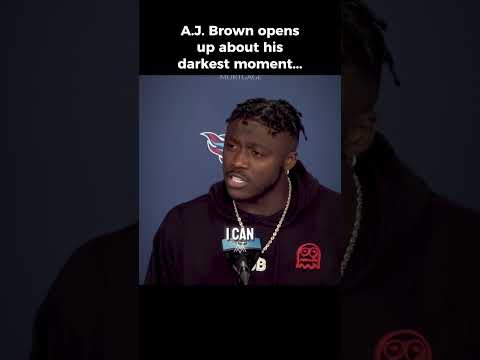 Football Player AJ Brown Opens Up About His Darkest Moment