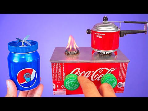 I Built Amazing Mini Appliances with Soda Cans