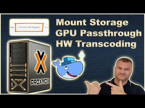 Pass Through GPU, Mount Storage and set Hardware Acceleration for Proxmox OCI Containers